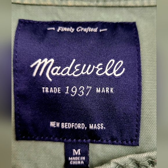 Madewell Women's Green Jacket | Size Medium - Picture 3 of 3